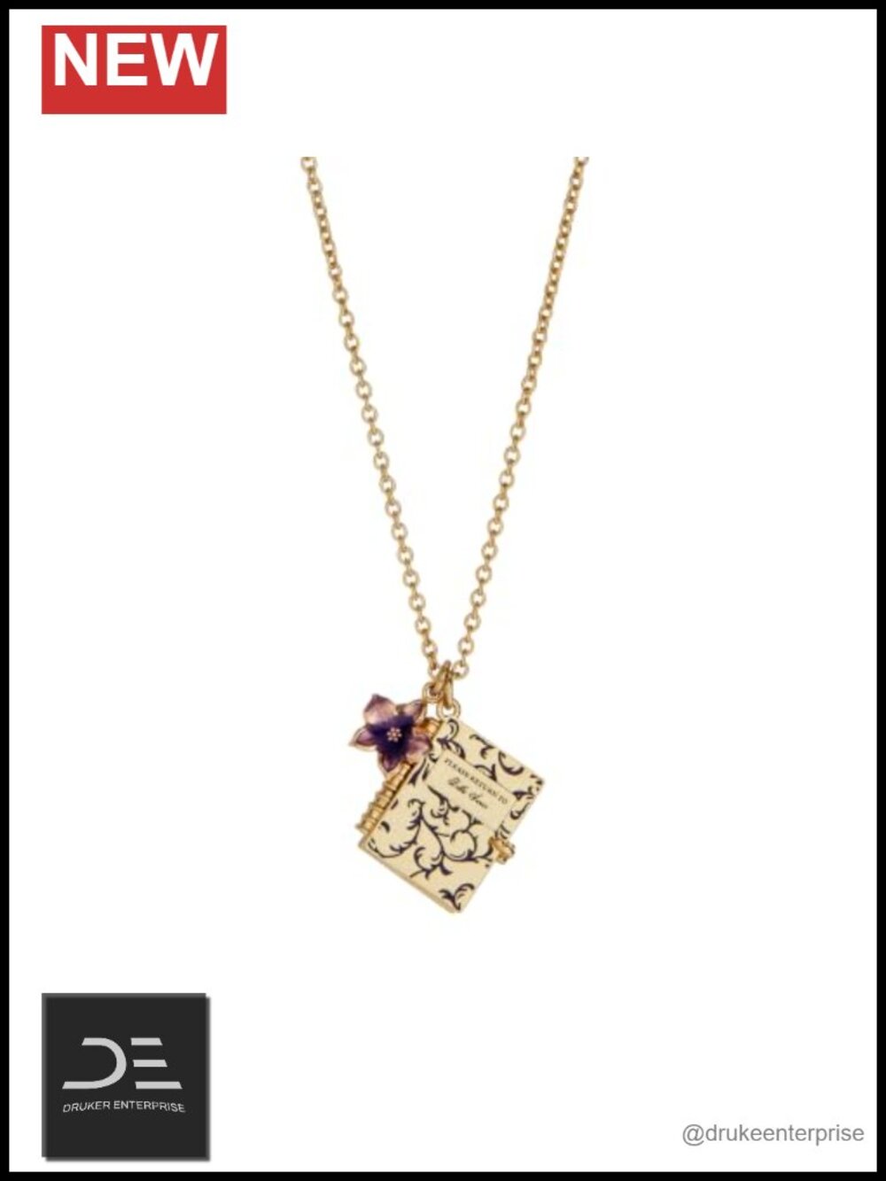 Alex and Ani Twilight Bella's Notebook Locket Necklace
